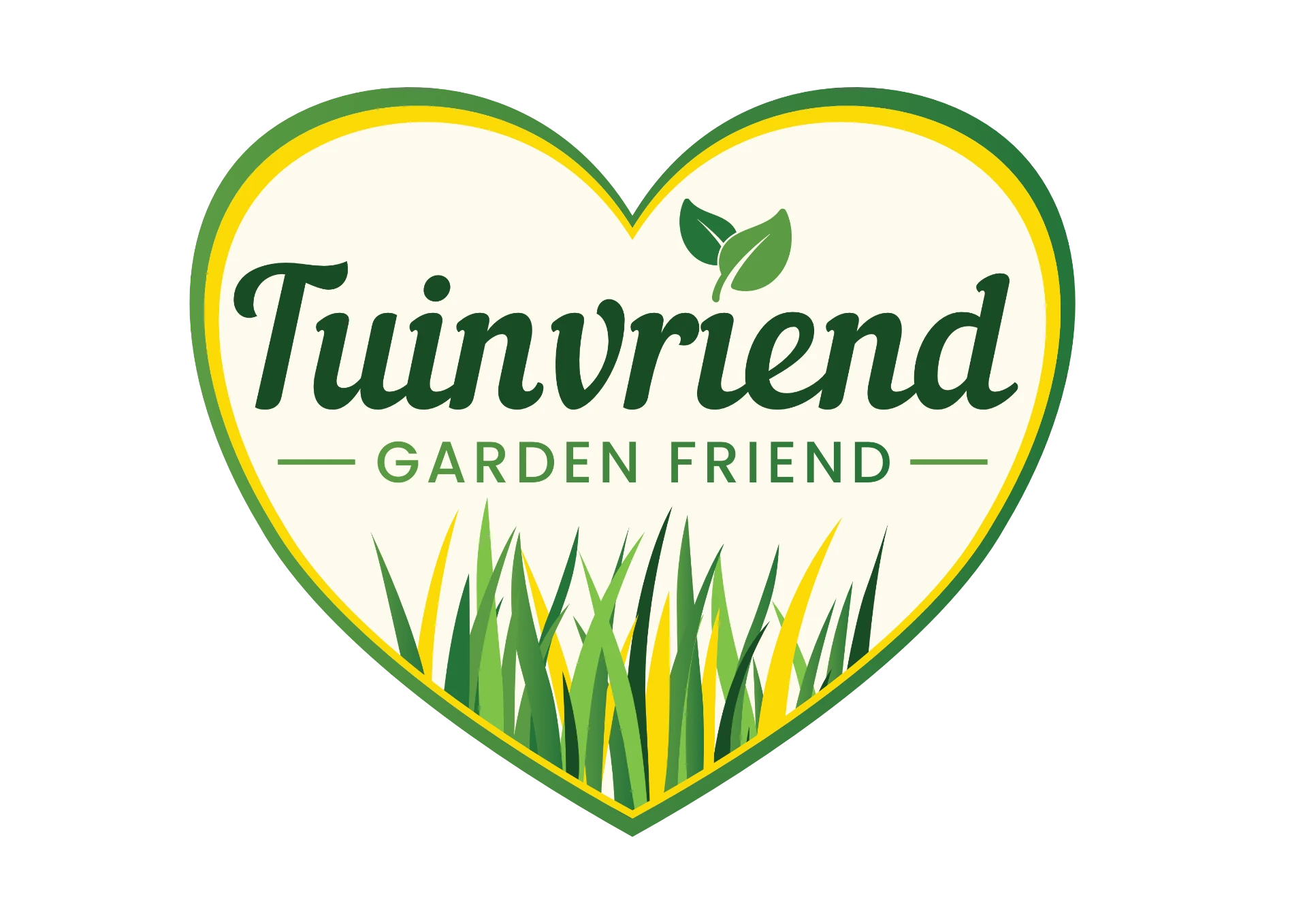 Tuinvriend Garden Friend hart-embleem